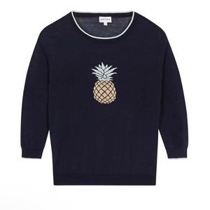 Brora Kids Pineapple Sweater
